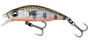 Wobler 3D Sticklebait Twitch S 4,5cm 4g Olive Smolt